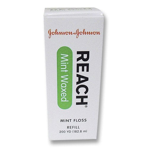 Johnson & Johnson 2733 Reach Waxed Dental Floss Mint 200 Yards 1/Pk Johnson & Johnson 2733 Reach Waxed Dental Floss Mint 200 Yards 1/Pk